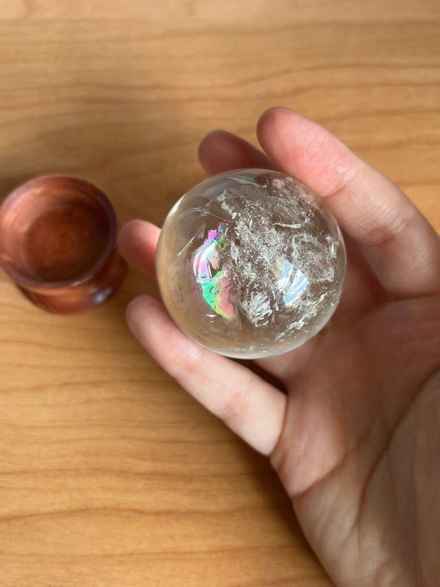 Esfera Cuarzo Lemuriano