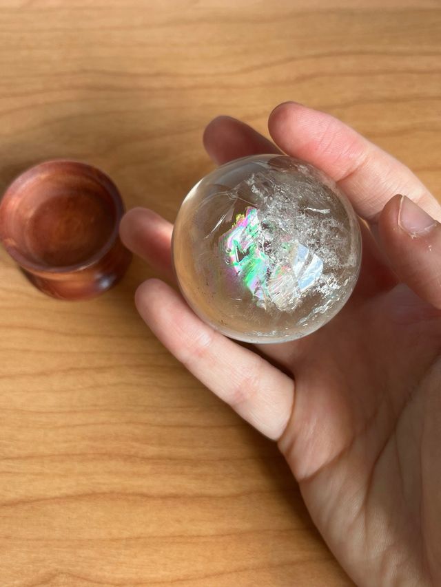 Esfera Cuarzo Lemuriano