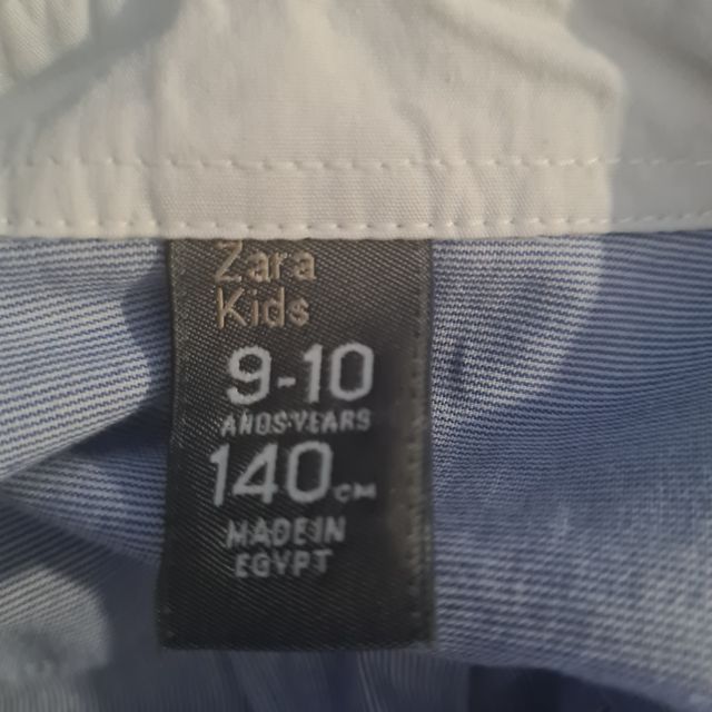 Camisa Zara Kids 9-10 años, 140 cm