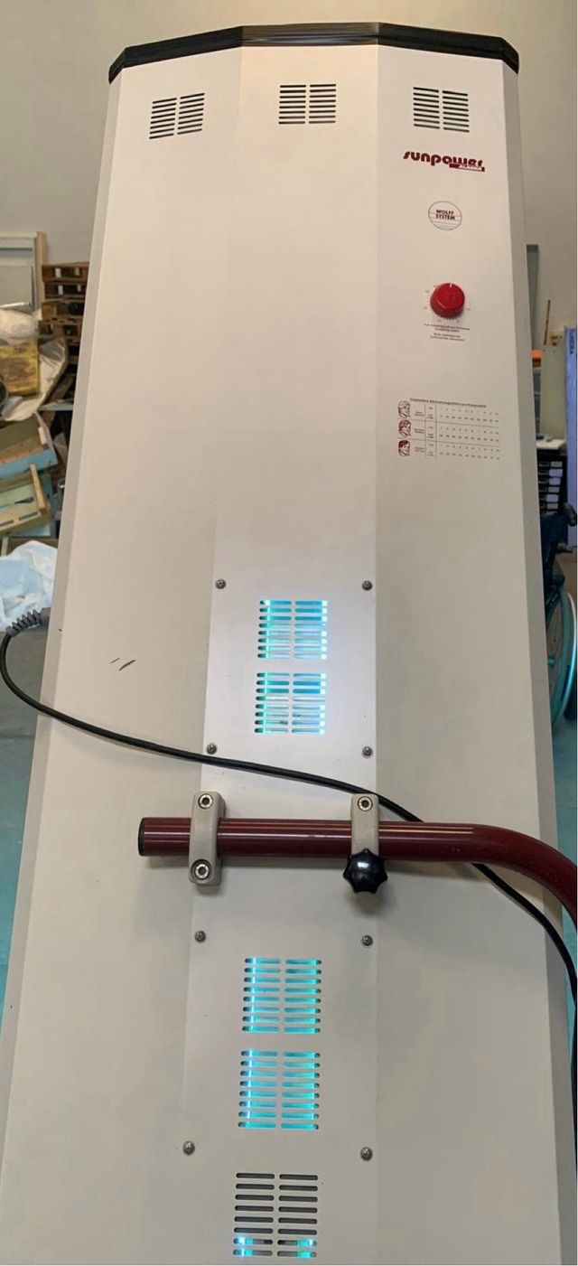 Máquina rayos UVA bronceado