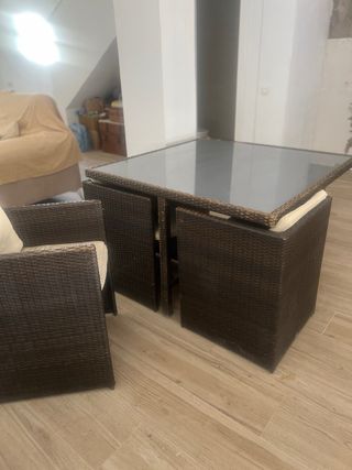 tavolo da giardino 4 sedie 3 panche