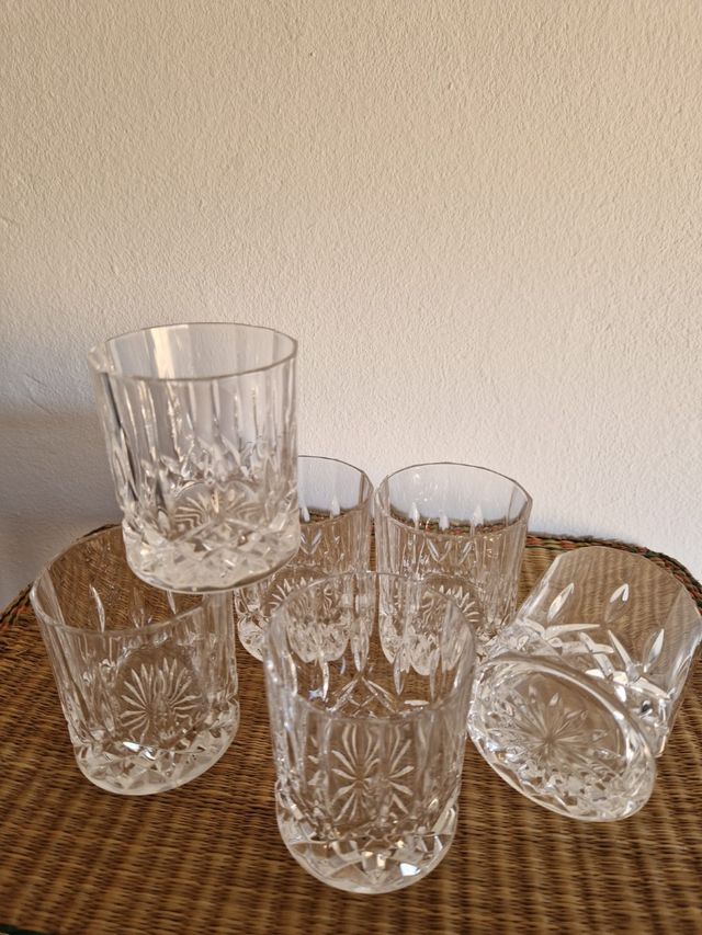 6 Vasos Whisky Cristal