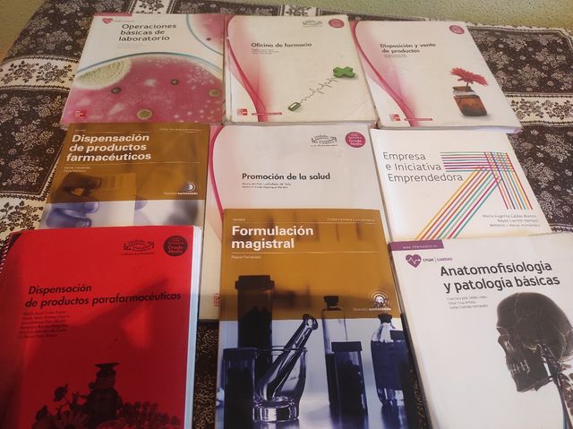 Libros Técnico Farmacia Grado Medio