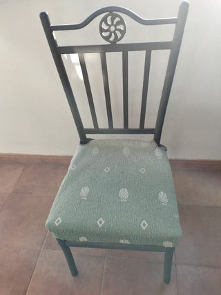 Mesa jardín forja - 4 sillas