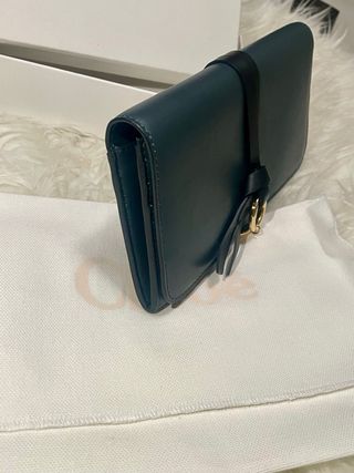 Portafoglio donna Chloé blu navy – nuovo 