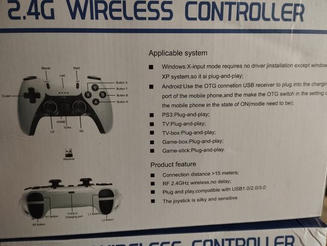 Mando inalámbrico 2.4G PC-PS3-Android
Sin estrenar