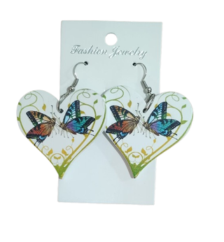 17 Paia Orecchini Cuore - Boho Chic