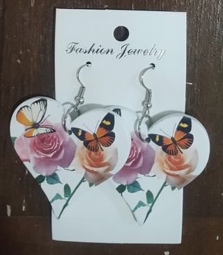 17 Paia Orecchini Cuore - Boho Chic