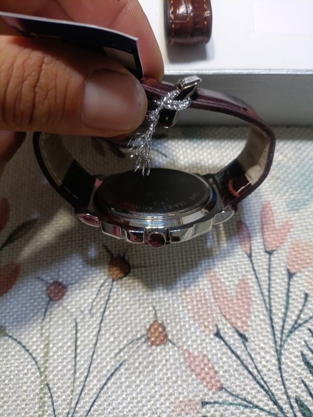 Reloj Sami Time Series - Marrón y Plata