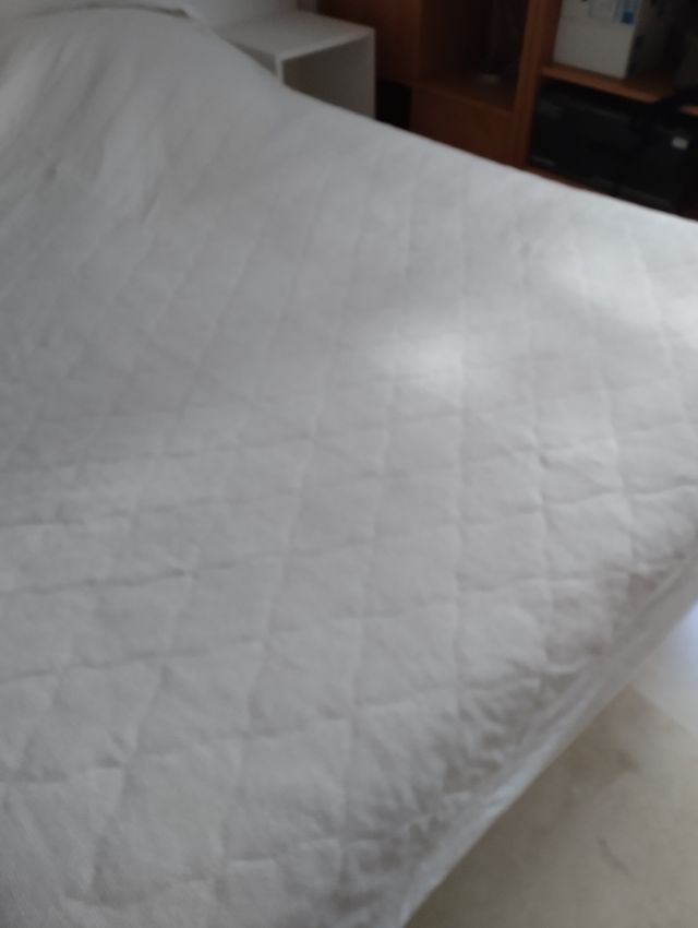 Funda protectora de colchón algodón rizo 135x200cm