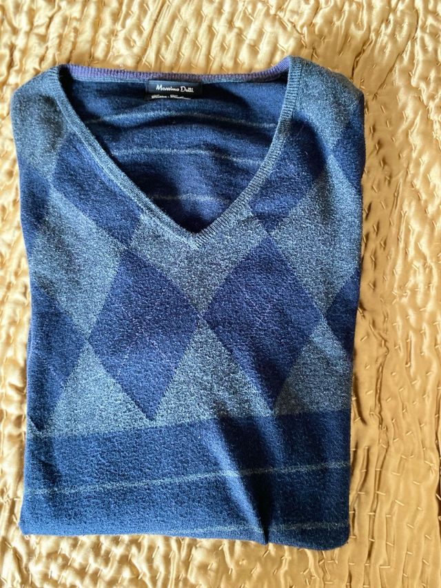 Jersey Massimo Dutti Azul Marino - Talla L