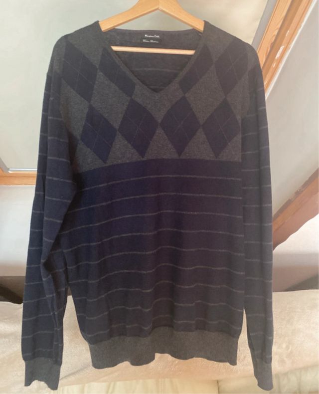 Jersey Massimo Dutti Azul Marino - Talla L