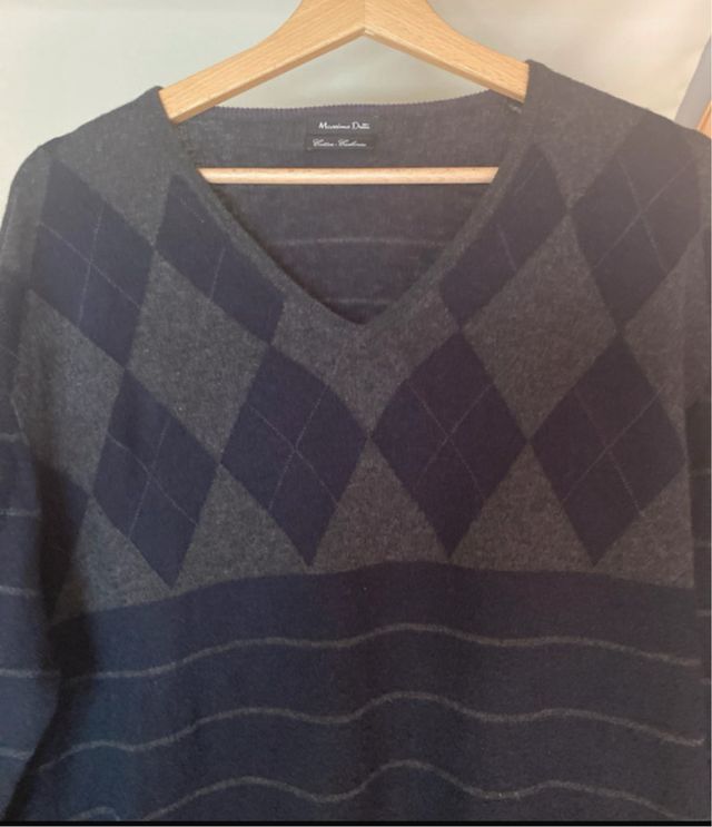 Jersey Massimo Dutti Azul Marino - Talla L