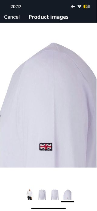 Camiseta Pepe Jeans blanca - manga larga