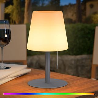 Lámpara de mesa led de exterior RGB recargable