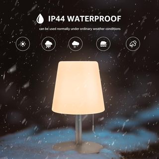 Lámpara de mesa led de exterior RGB recargable
