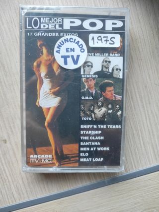 Casete Lo Mejor del Pop 197s