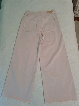 Vaqueros rosa Mango - M