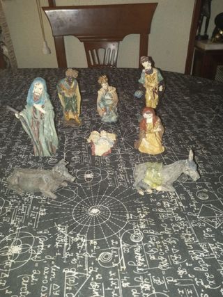 Pesebre: 9 figuras belén