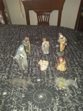 Pesebre: 9 figuras belén