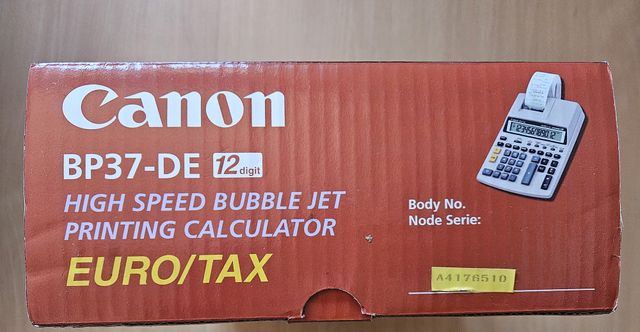 Calculadora Canon BP37-DE eléctrica
