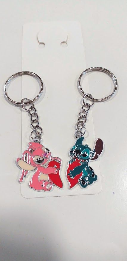 Llaveros Stitch & Angel