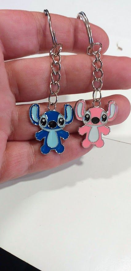 Llaveros Stitch & Angel