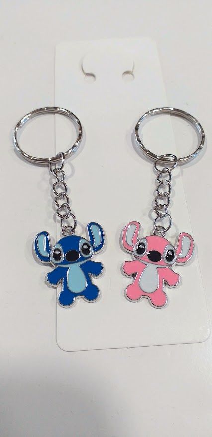 Llaveros Stitch & Angel