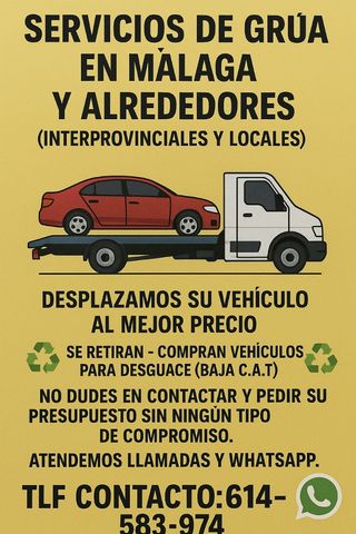 TRANSPORTE DE VEHÍCULOS EN MÁLAGA 