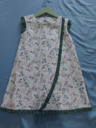Vestido niña flores - Talla 4