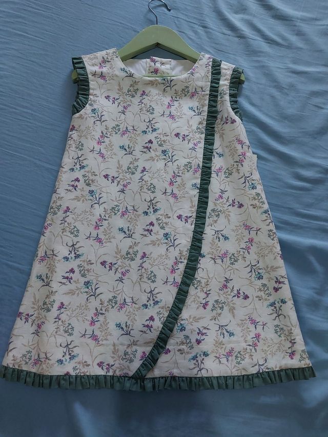 Vestido niña flores - Talla 4
