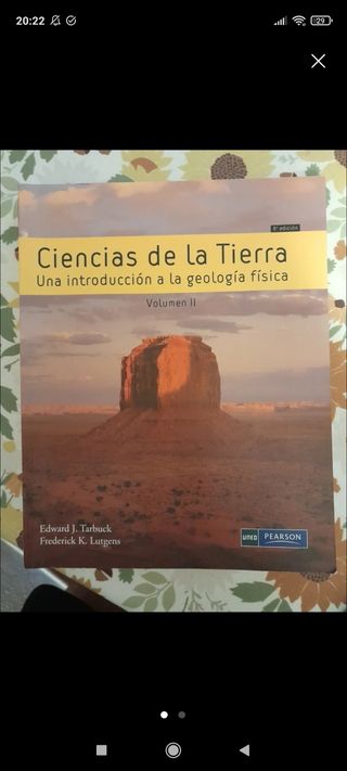 Ciencias de la tierra. Introducción a la geología 