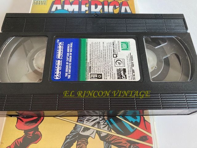 VHS NTSC ►►►Captain America - L'origine del Teschio Rosso!