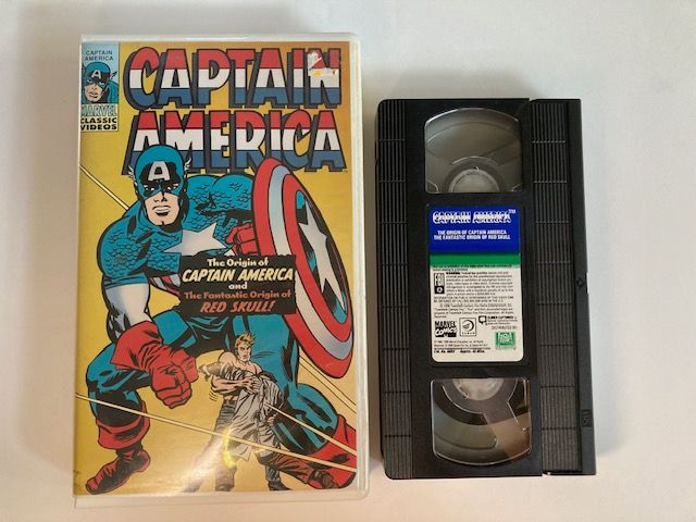 VHS NTSC ►►►Captain America - L'origine del Teschio Rosso!
