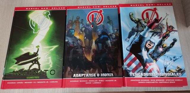 LOS VENGADORES JONATHAN HICKMAN COMPLETA M. DELUXE