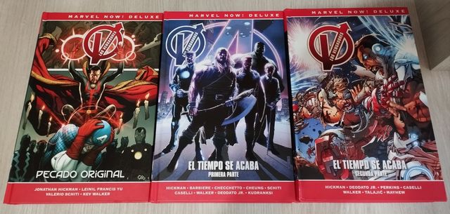 LOS VENGADORES JONATHAN HICKMAN COMPLETA M. DELUXE
