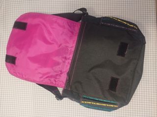 Bolso Billabong bandolera negro/rosa
