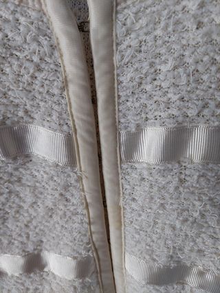 Chaqueta Tricot Chanel Suite Blanco T-S