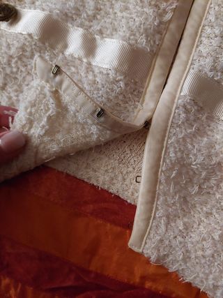 Chaqueta Tricot Chanel Suite Blanco T-S