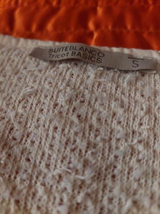 Chaqueta Tricot Chanel Suite Blanco T-S