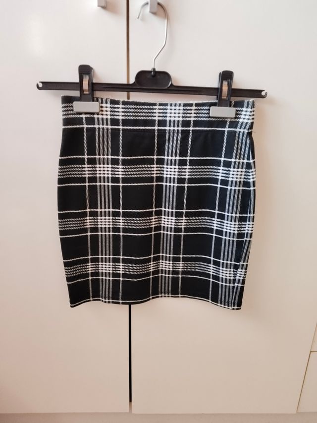 Mini Falda Cuadros
