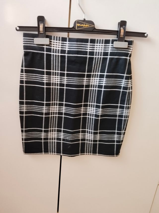 Mini Falda Cuadros