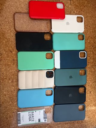12 Fundas iPhone 11 - Colores Variados