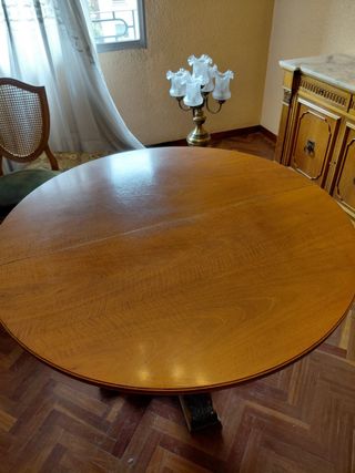 Mesa extensible madera maciza