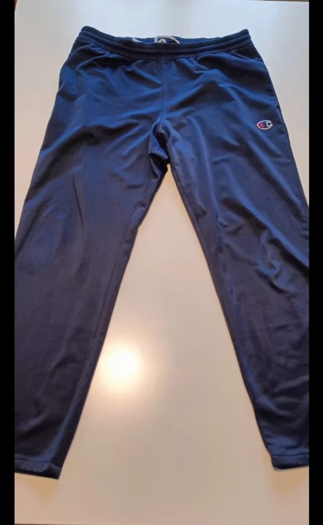 Chándal Champion vintage azul, negro y blanco L