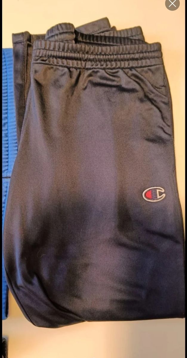 Chándal Champion vintage azul, negro y blanco L