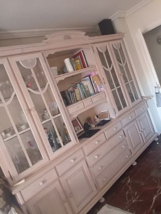 Vitrina-Mueble Salón madera