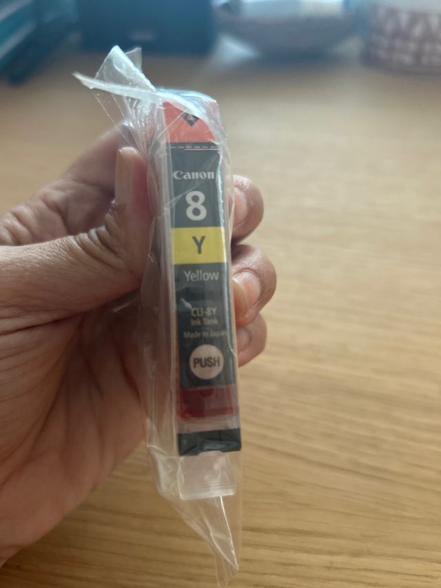 Tinta Canon CLI-8 Y amarilla