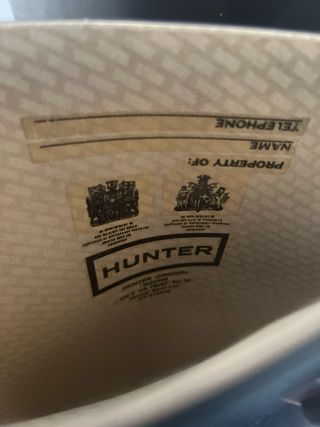 Botas Hunter negras