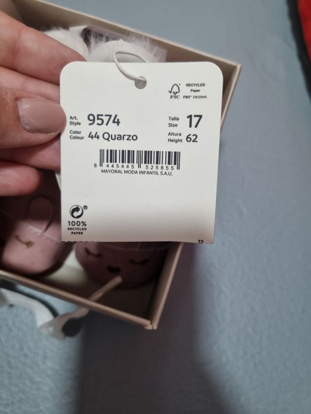 Botitas Mayoral recién nacido